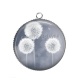 Pendentif Cabochon Argent -  pissenlit
