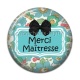 Cabochon Résine - merci maîtresse