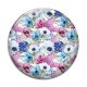 Cabochon Verre - fleur