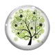 Cabochon Verre - arbre de vie