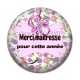 Cabochon Résine - merci maîtresse pour cette année