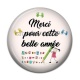 Cabochon Résine - merci pour cette belle année