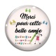 Cabochon Verre - merci pour cette belle année