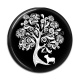 Cabochon Résine - arbre de vie