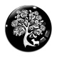 Cabochon Verre - arbre de vie