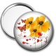 Miroir de poche - coquelicot