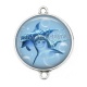 Connecteur Cabochon Argent - daufin