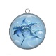 Pendentif Cabochon Argent - daufin
