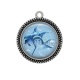 Pendentif Cabochon Argent - daufin
