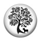 Cabochon Résine - arbre de vie