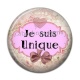 Cabochon Résine - je suis unique