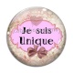 Cabochon Verre - je suis unique