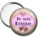 Miroir de poche - je suis unique