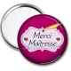 Miroir de poche - merci maîtresse