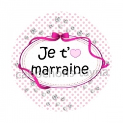 je t'aime marraine