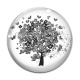 Cabochon Verre - arbre de vie