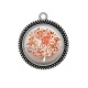 Pendentif Cabochon Argent - arbre de vie