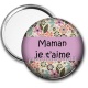 Miroir de poche - maman je t'aime