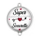 Connecteur Cabochon Argent - super s?urette
