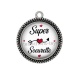 Pendentif Cabochon Argent - super s?urette