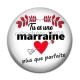 Cabochon Résine - tu es une marraine plus que parfaite