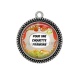 Pendentif Cabochon Argent - pour une chouette frangine