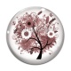 Cabochon Verre - arbre de vie