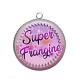 Pendentif Cabochon Argent - super frangine