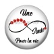 Cabochon Résine - une amie pour la vie