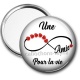 Miroir de poche - une amie pour la vie