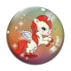 Cabochon Verre - licorne