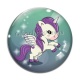 Cabochon Verre - licorne