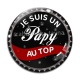 Cabochon Verre - je suis un papy au top