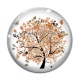 Cabochon Verre - arbre de vie