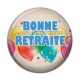 Cabochon Résine - bonne retraite