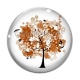 Cabochon Verre - arbre de vie