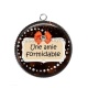 Pendentif Cabochon Argent - amie formidable