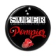 Cabochon Résine - super pompier