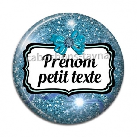 Cabochon Résine - votre prénom - Petit texte
