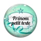 Cabochon Verre - votre prénom - Petit texte