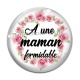 Cabochon Verre - a une maman formidable