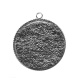 Pendentif Cabochon Argent - fond papier argenté