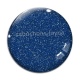 Cabochon Verre - fond paillette bleu marine