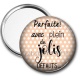 Miroir de poche - parfaite avec plein de jolis défauts