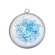 Pendentif Cabochon Argent - arbre de vie