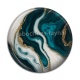 Cabochon Résine - fond marbre