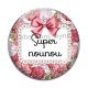 Cabochon Verre - super nounou