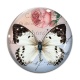 Cabochon Verre - papillon