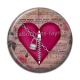 Cabochon Résine - coeur