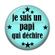 Cabochon Résine - je suis un papy qui déchire